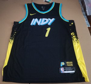 1 Toppin Pacers 23-24 city jersey player version